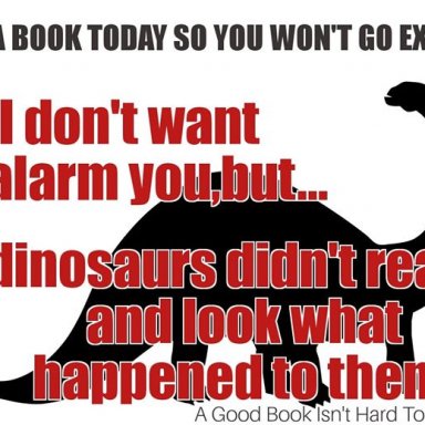dinosaurs reading
