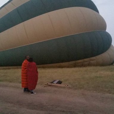 Inflating the balloon